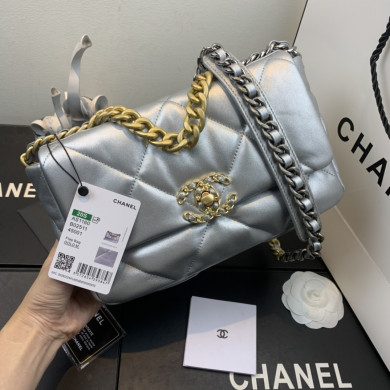 AS1160 chanel 19 small flap bag, CHANEL HANDBAGS