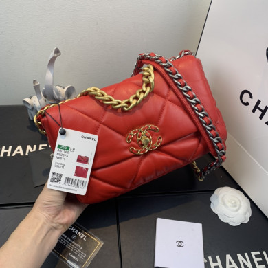 AS1160 chanel 19 small flap bag, CHANEL HANDBAGS