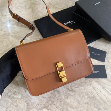 LE CARRE SATCHEL IN BOX SAINT LAURENT LEATHER