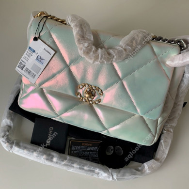 AS1161 chanel 19 large flap bag, CHANEL HANDBAGS