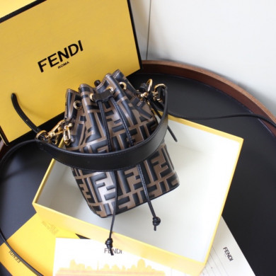 MON TRESOR, Fendi Brown leather mini-bag