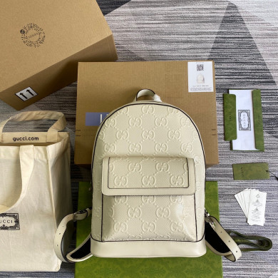 658579 GG embossed backpack