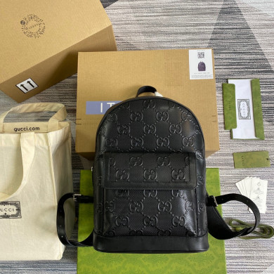 658579 GG embossed backpack