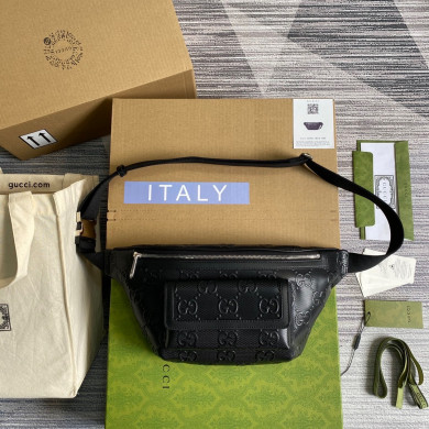 645093 GG embossed belt bag