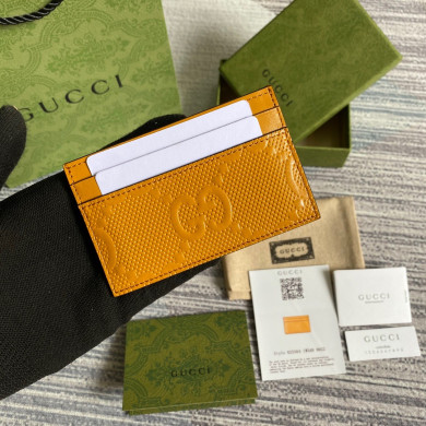 625564 GG embossed card case, gucci 