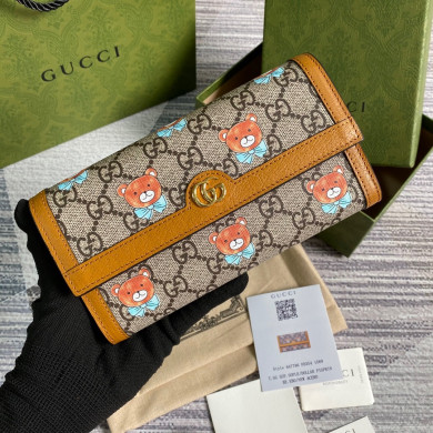 KAI X Gucci Ophidia GG continental wallet, GUCCI Small Accessories