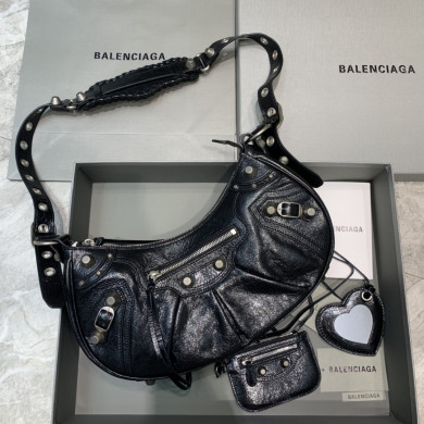 WOMEN'S LE CAGOLE SMALL SHOULDER BAG, BALENCIAGA HANDBAG