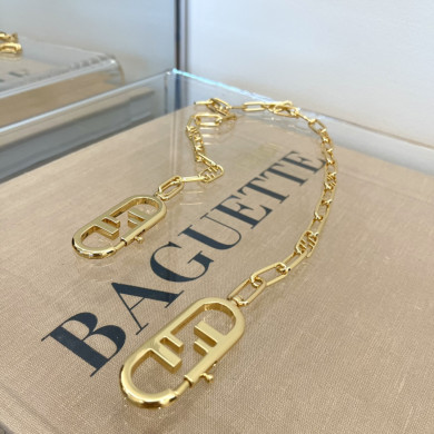 STRAP YOU, Gold-colored metal shoulder strap
