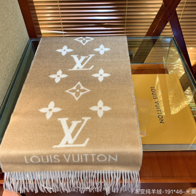 LOUIS VUITTON LV SCARF, REYKJAVIK GRADIENT SCARF