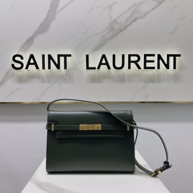 579271 MANHATTAN SHOULDER BAG IN BOX SAINT LAURENT LEATHER, Yves Saint Laurent YSL