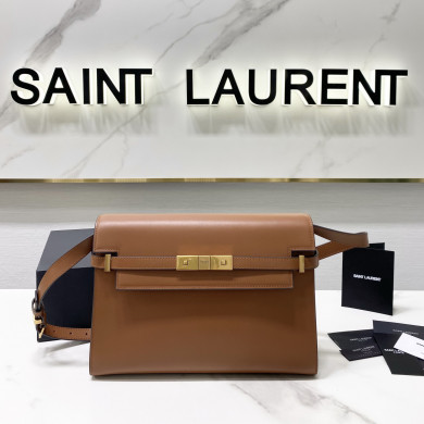 579271 MANHATTAN SHOULDER BAG IN BOX SAINT LAURENT LEATHER, Yves Saint Laurent YSL