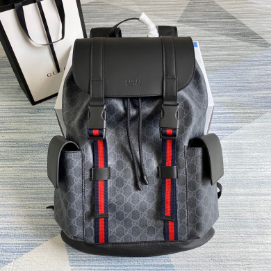 495563  GG Black backpack