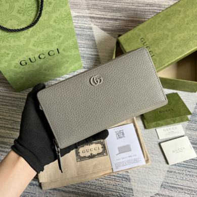456117 GG Marmont zip around wallet, Gucci Zip Wallets for Women