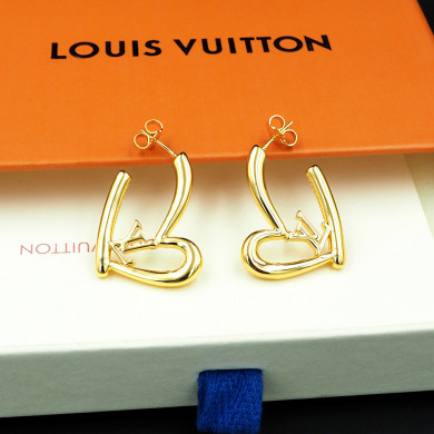 Earrings, Louis Vuitton LV