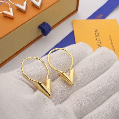 Earrings, Louis Vuitton LV