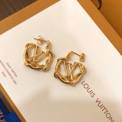 Earrings, Louis Vuitton LV