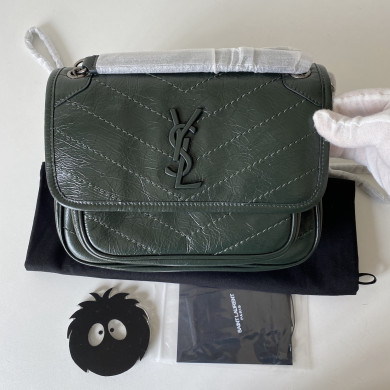 533037 NIKI BABY IN VINTAGE LEATHER, YSL Saint Laurent