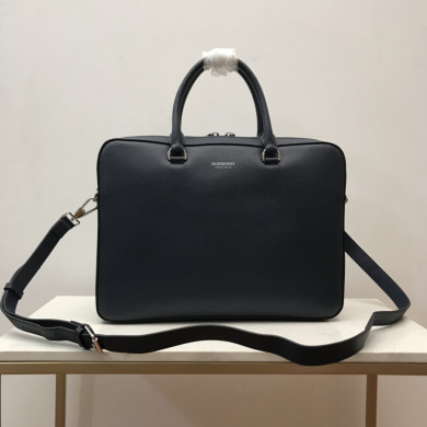 Grainy Leather Briefcase BURBERRY BAGS