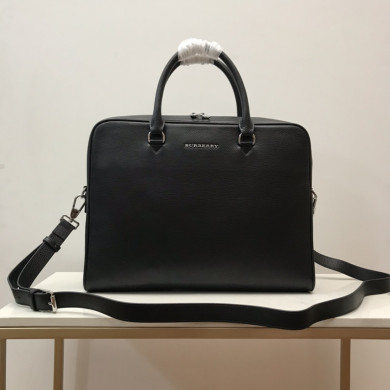 Grainy Leather Briefcase BURBERRY BAGS