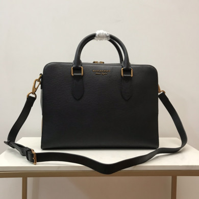 Grainy Leather Briefcase BURBERRY BAGS