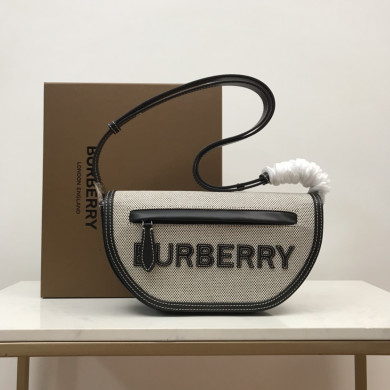 Small Cotton Olympia Bag, Burberry