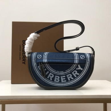 Small Cotton Olympia Bag, Burberry