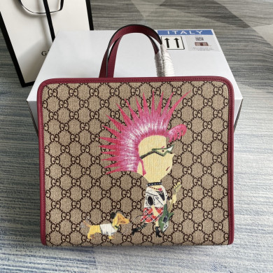 605614 Children's G heart print tote bag