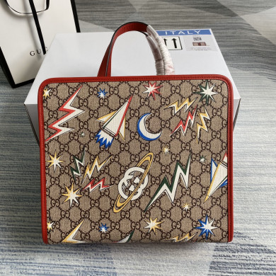 605614 Children's G heart print tote bag