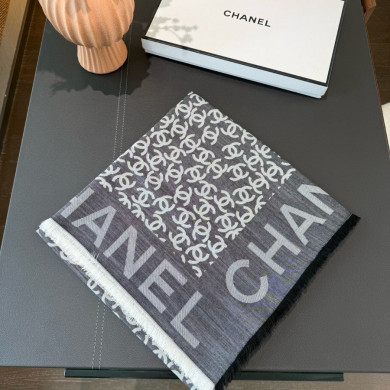 Double-Sided Jacquard cashmere & Silk  Shawl scarf – CHASCA-285 | 140 × 140 cm