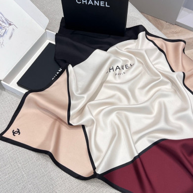 Double-Sided 100% real Silk  Shawl scarf – CHASCA-288 | 90 × 90 cm