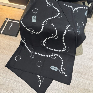 Double-Sided 100% real Silk  Shawl scarf – CHASCA-292 | 90 × 90 cm