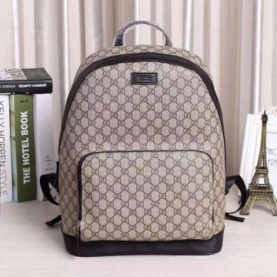 GUCCI GG Supreme backpack 406370, 12.5"W x 16"H x 5.5"D