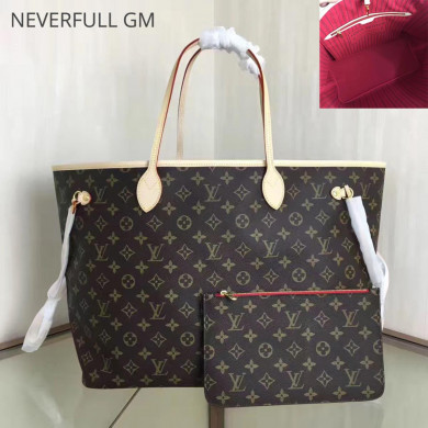Louis Vuitton LV Handbags, NEVERFULL GM M41179, Monogram Canvas, 15.7 x 13.0 x 7.9 inches, Original Quality