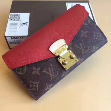 Louis Vuitton LV,  M58414, PALLAS WALLET

