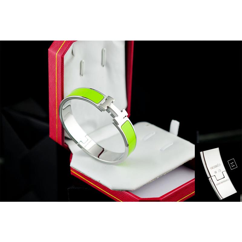 Hermes Bracelets & Bangles Stainless Steel, Perimeter 17cm, width 12mm, thick 3mm