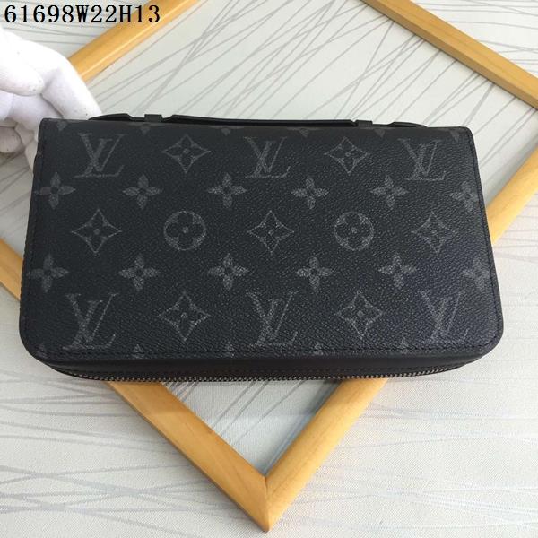 M61698, ZIPPY XL WALLET, Monogram Eclipse Canvas, Louis Vuitton LV WALLET