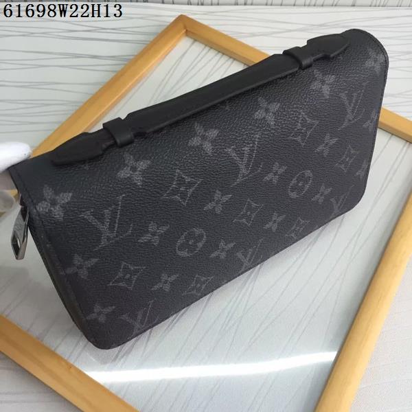 M61698, ZIPPY XL WALLET, Monogram Eclipse Canvas, Louis Vuitton LV WALLET