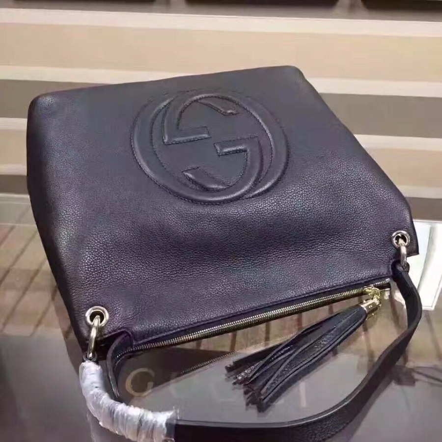GUCCI SOHO LEATHER Shoulder bag, 308982