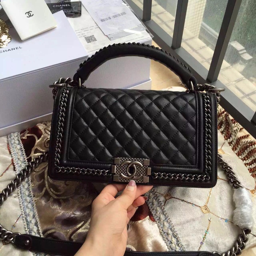 BOY CHANEL HANDBAG & CROSS BODY BAG, ORIGINAL QUALITY