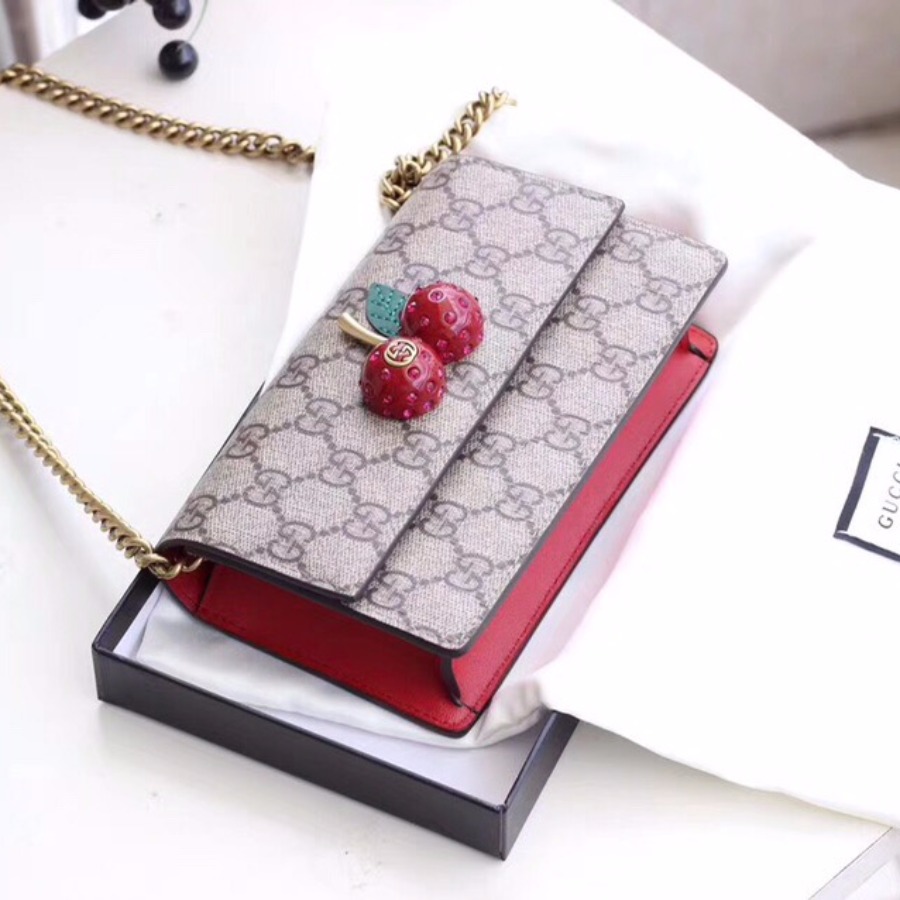 GG Supreme mini bag with cherries,481291,6.5