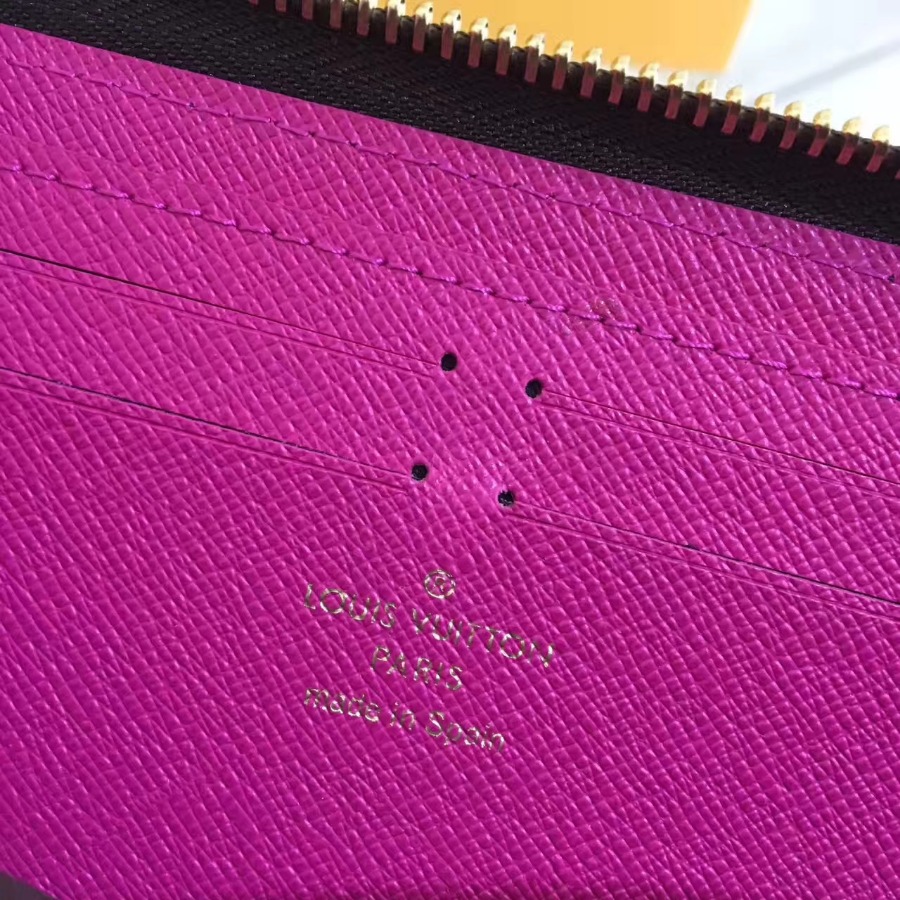 M64201, CLEMENCE WALLET, LOUIS VUITTON LV WALLETS, 7.7 x 3.5 x 0.6 inches