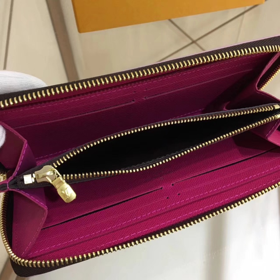 M64201, CLEMENCE WALLET, LOUIS VUITTON LV WALLETS, 7.7 x 3.5 x 0.6 inches