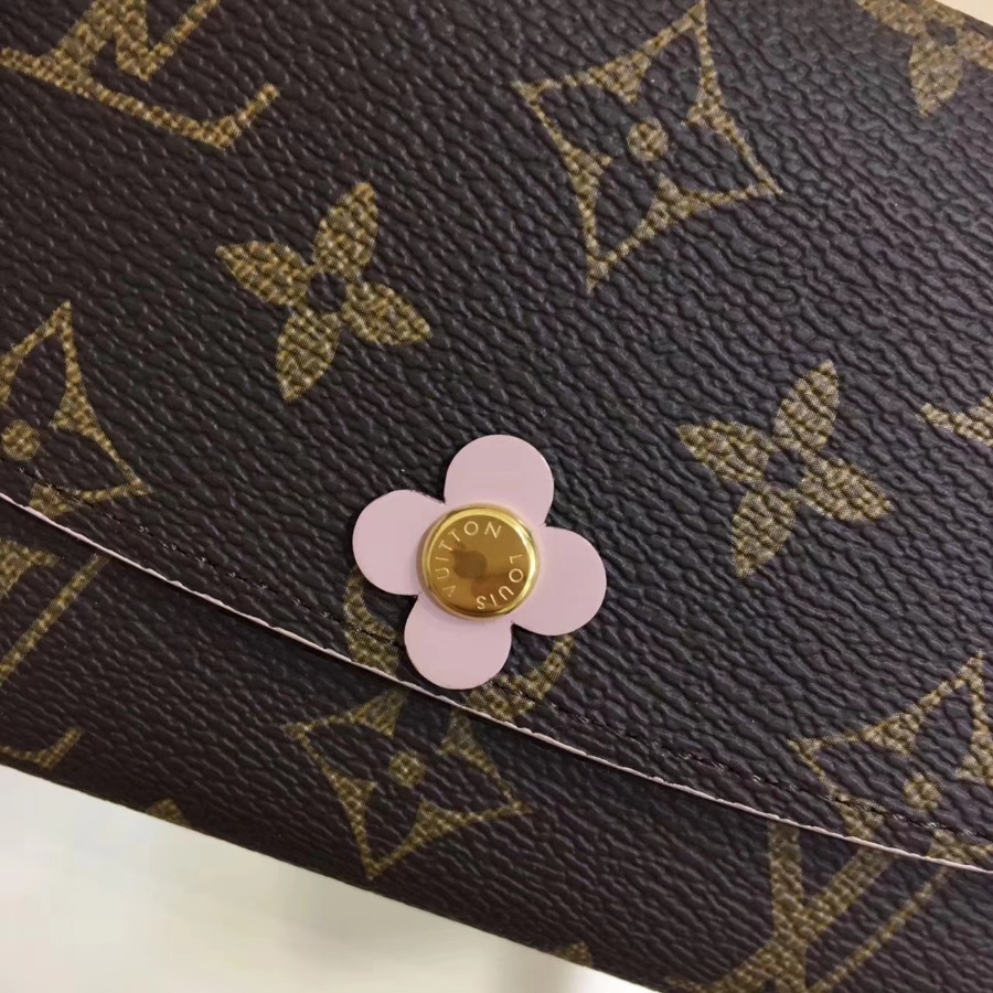 M64202DH, EMILIE WALLET, LOUIS VUITTON LV WALLETS, 7.7 x 3.9 x 0.6 inches