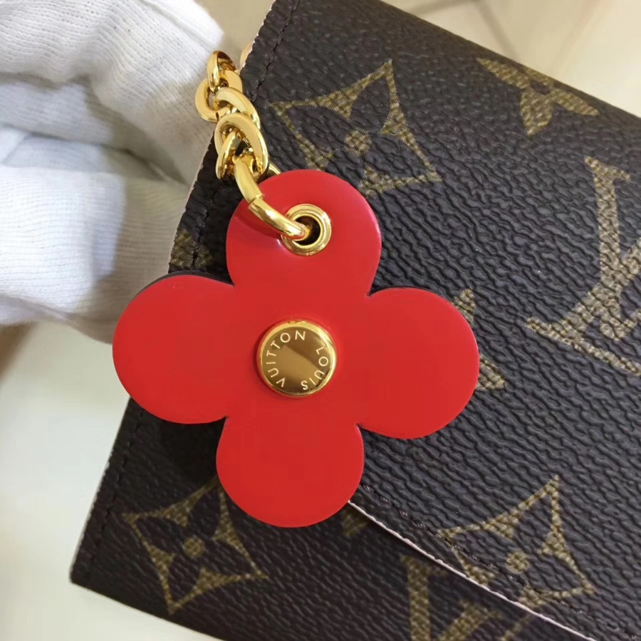 M64202DH, EMILIE WALLET, LOUIS VUITTON LV WALLETS, 7.7 x 3.9 x 0.6 inches