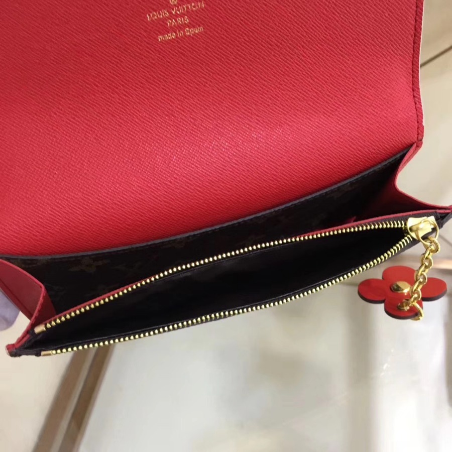 M64202DH, EMILIE WALLET, LOUIS VUITTON LV WALLETS, 7.7 x 3.9 x 0.6 inches