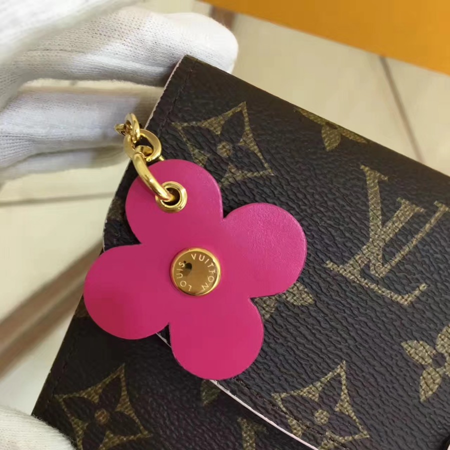 M64202, EMILIE WALLET, LOUIS VUITTON LV WALLETS, 7.7 x 3.9 x 0.6 inches