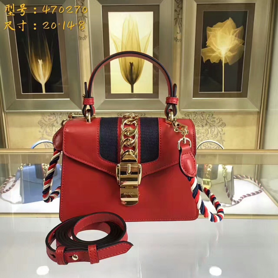Gucci Sylvie leather mini bag, 470270, 8