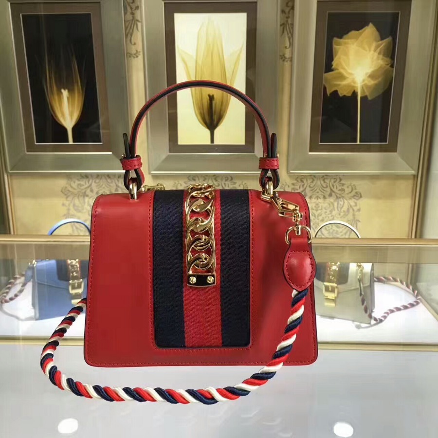 Gucci Sylvie leather mini bag, 470270, 8