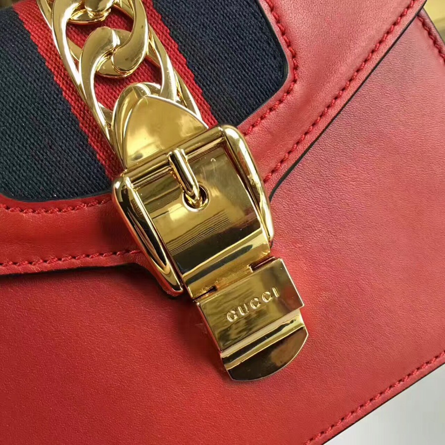 Gucci Sylvie leather mini bag, 470270, 8