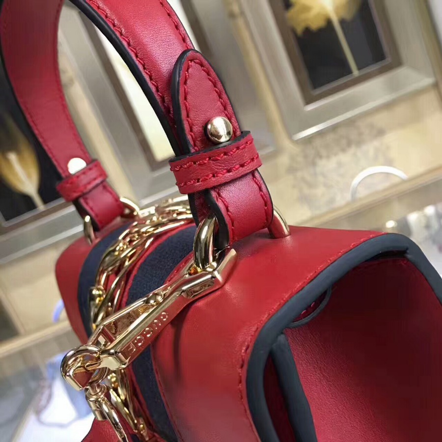 Gucci Sylvie leather mini bag, 470270, 8